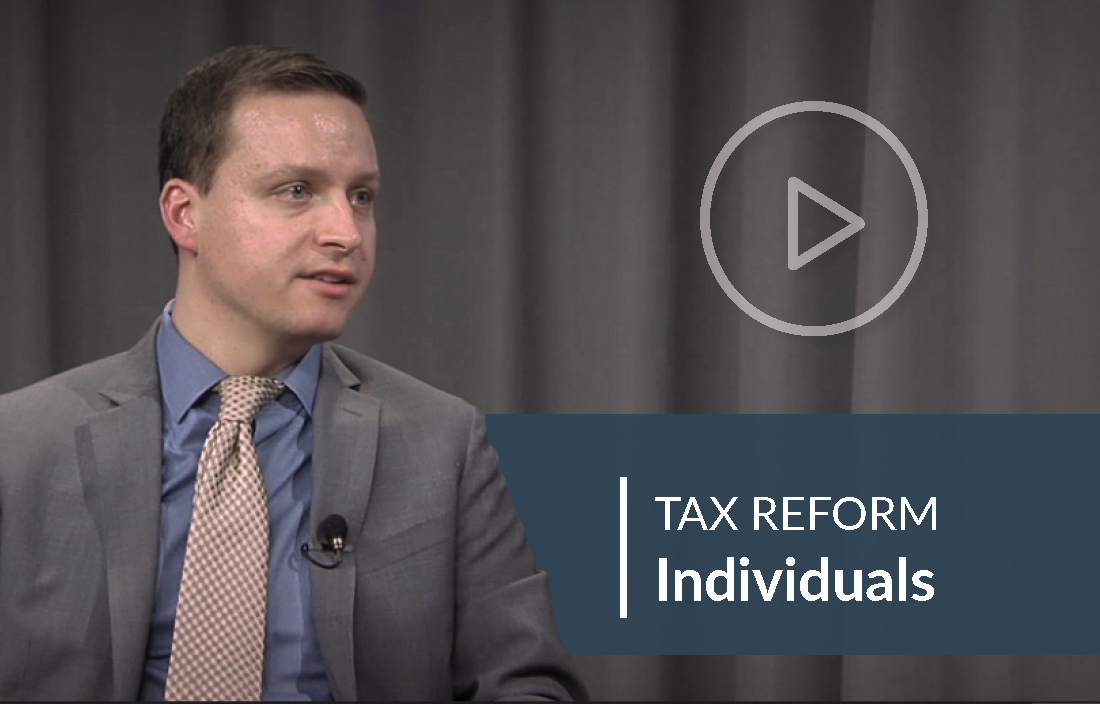 Tax Reform Video about considerations for individuals